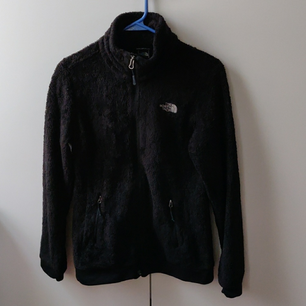 North Face Zip Up Fuzzy Coat Jacket